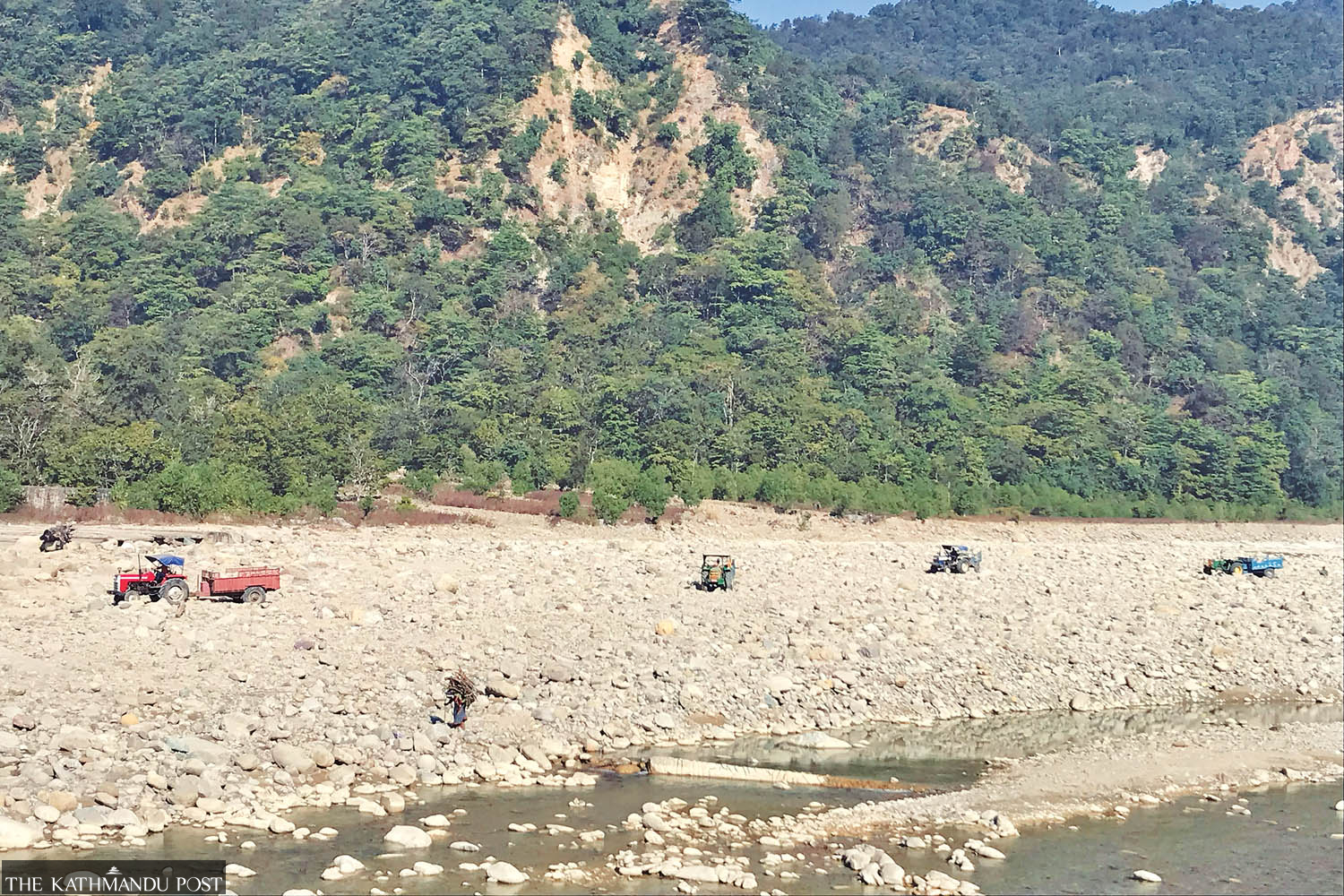 Municipal, forest officials collude to aid and abet illegal mining of resources in Chure