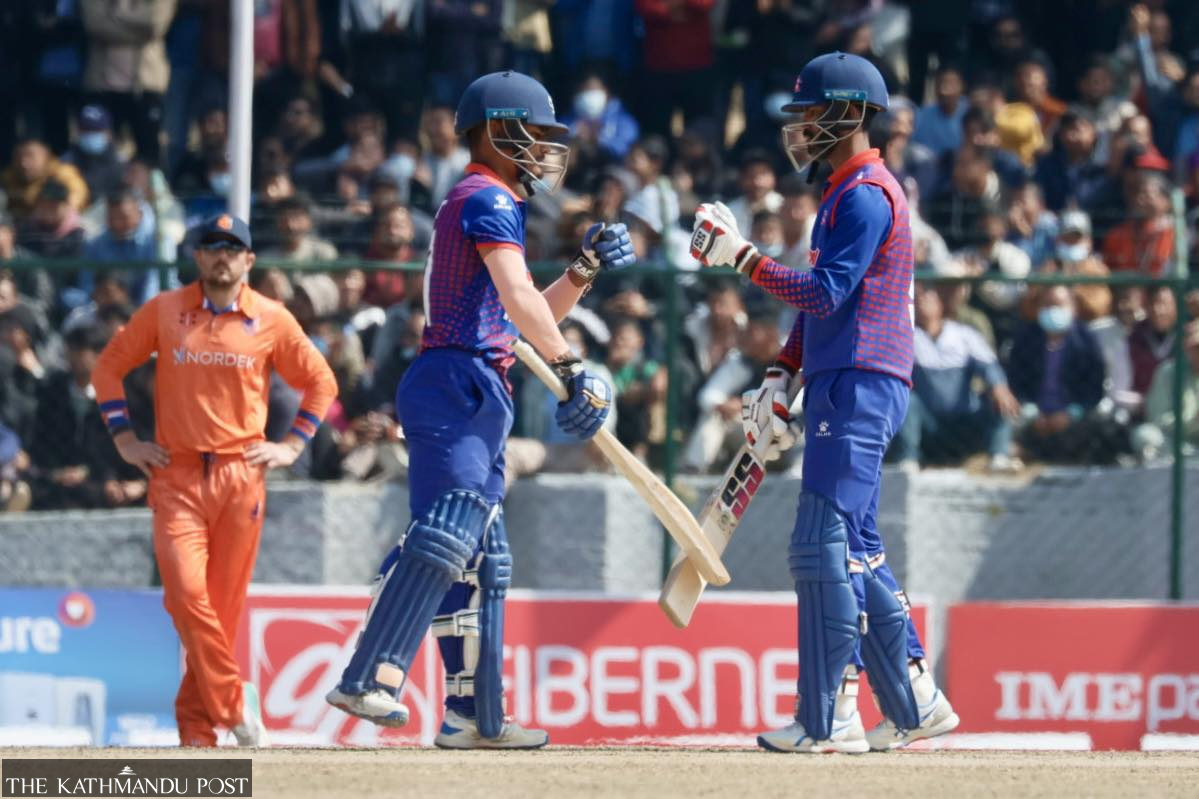 Nepal verloor van Nederland met 2 runs in de laatste over