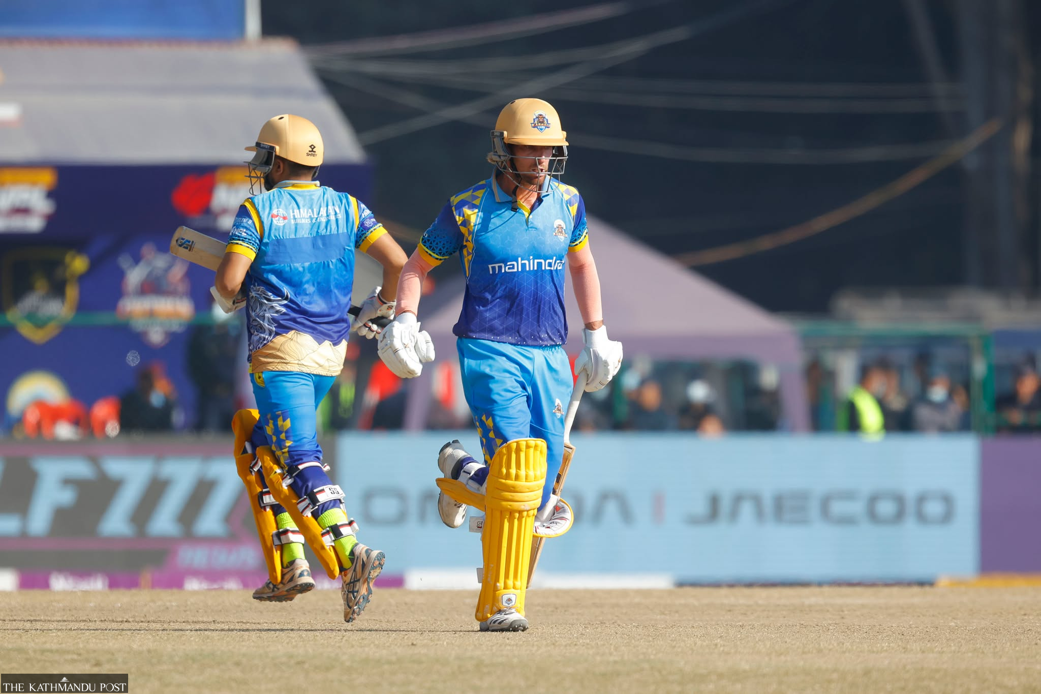 Karnali Yaks set 176-run target against Chitwan Rhinos in NPL eliminator