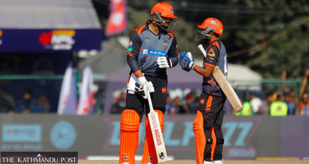 Chitwan Rhinos strengthen playoff hopes with 32-run win over Janakpur Bolts