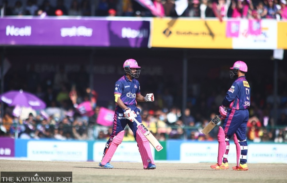 Sudurpaschim Royals set 140-run target against Janakpur Bolts to reach NPL final