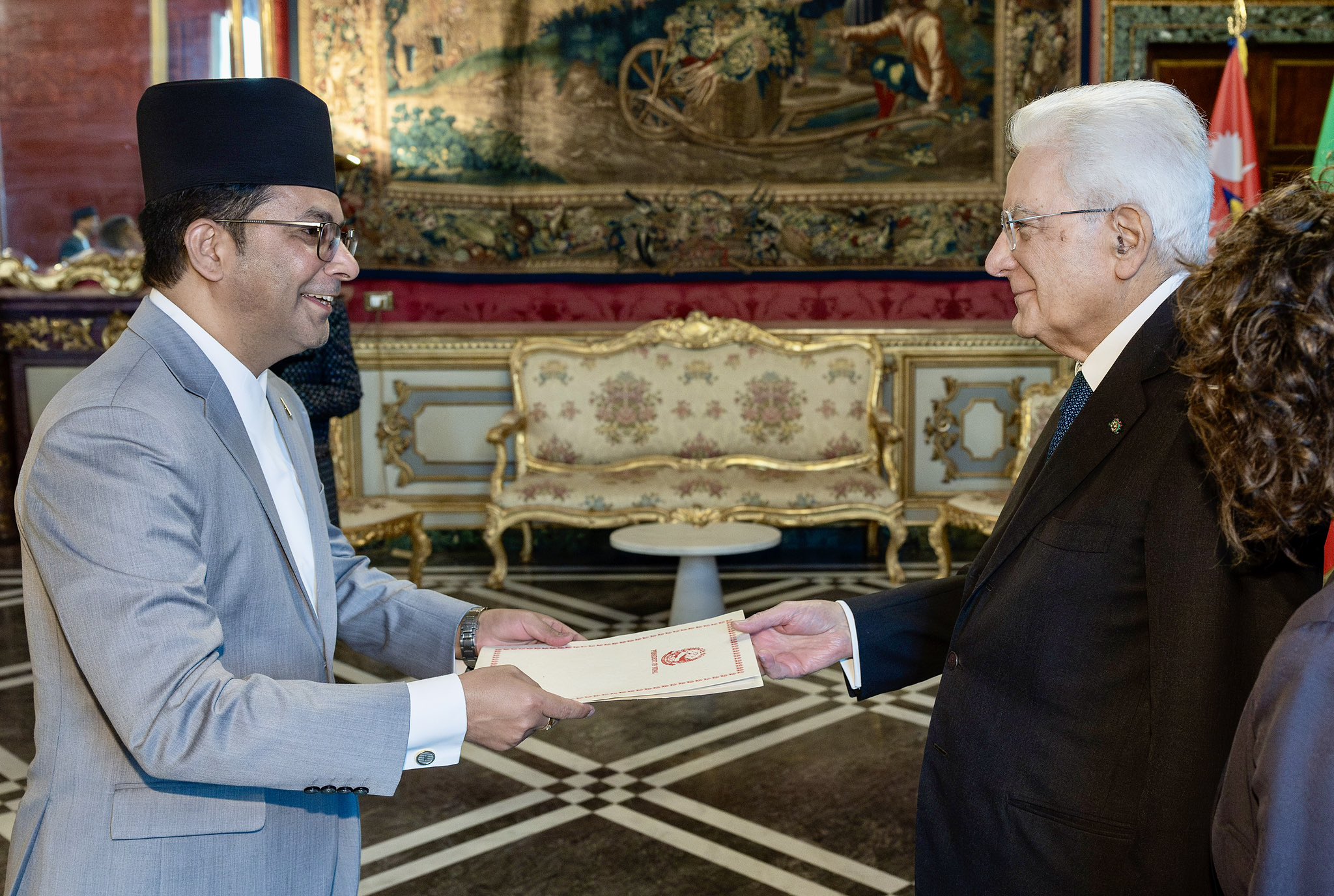 Ha presentato le lettere credenziali l'Ambasciatore del Nepal in Italia Subedi