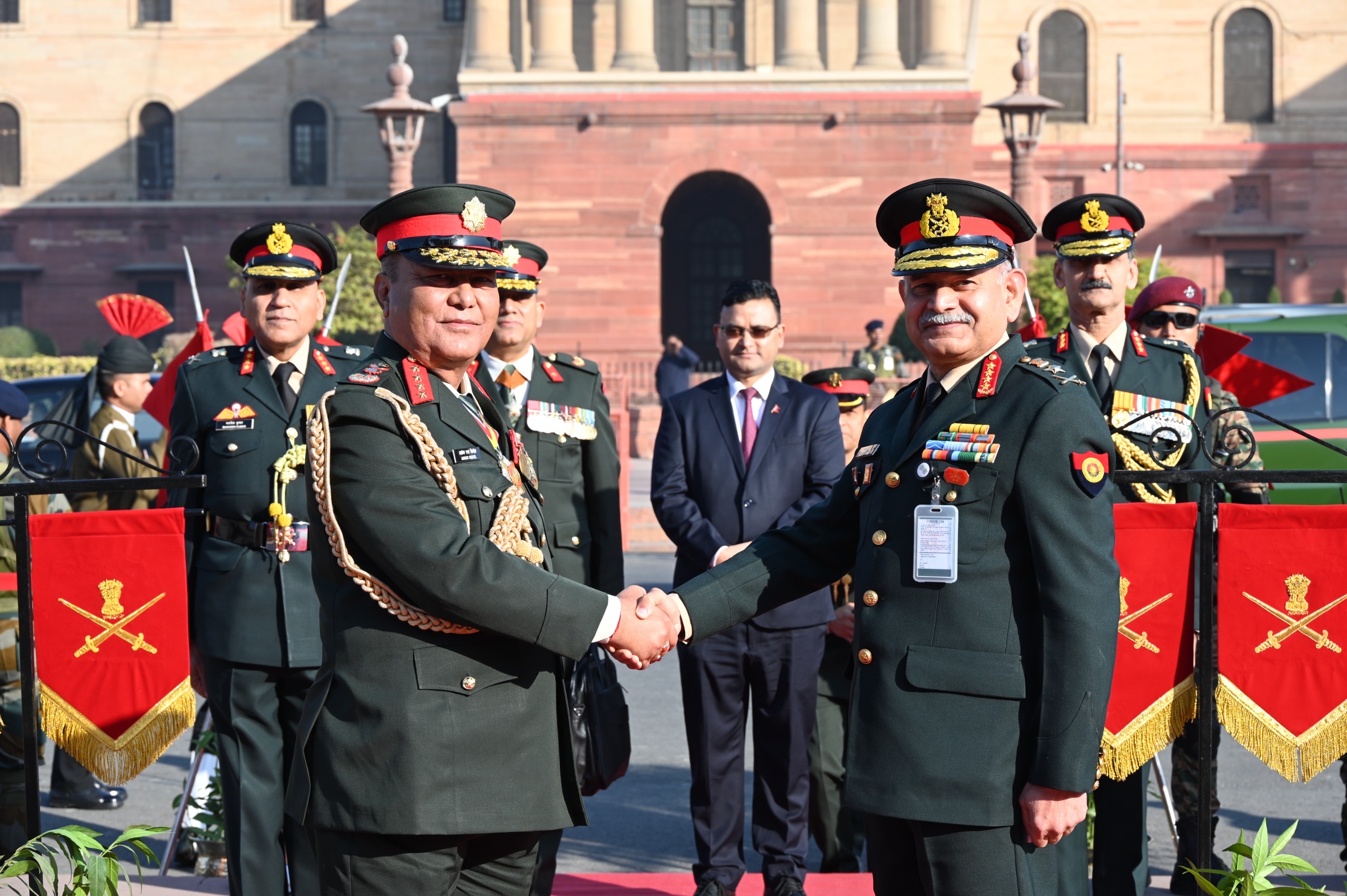 Nepali Army Chief meets Indian counterpart and top officials