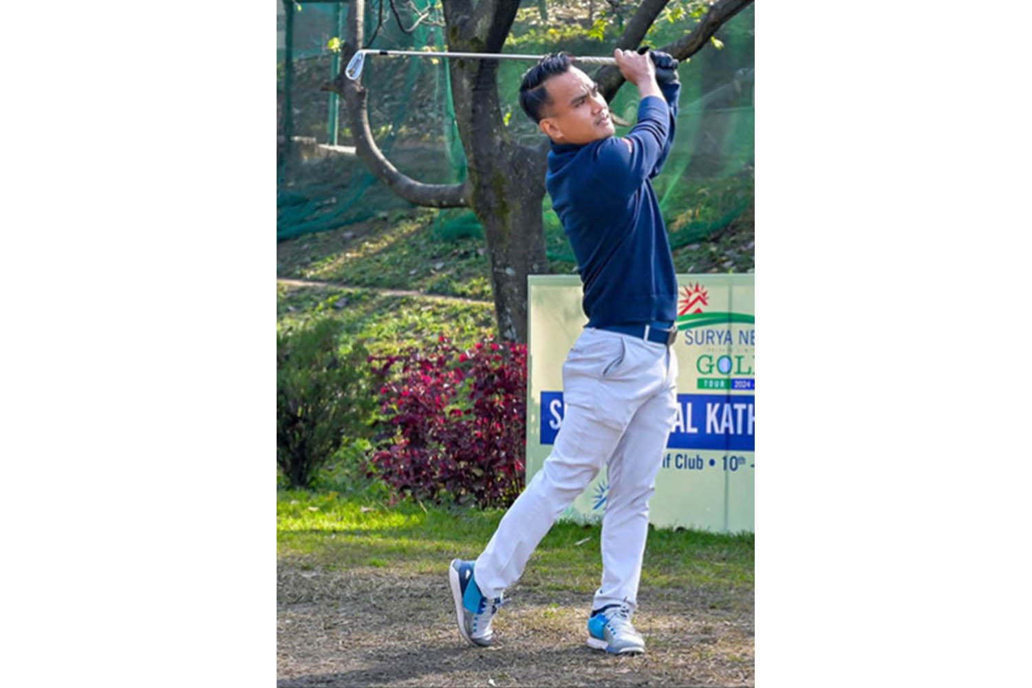 Tamang takes one-stroke lead over amateur Acharya