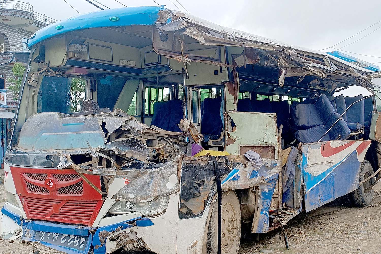 Three dead, 17 injured as bus rams into parked truck