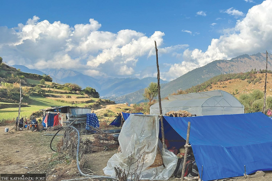 Jajarkot earthquake survivors battle monsoon in makeshift shelters