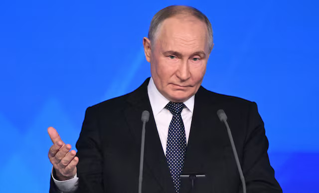 Putin accuses West of pushing Russia to its “red lines” forcing it to respond