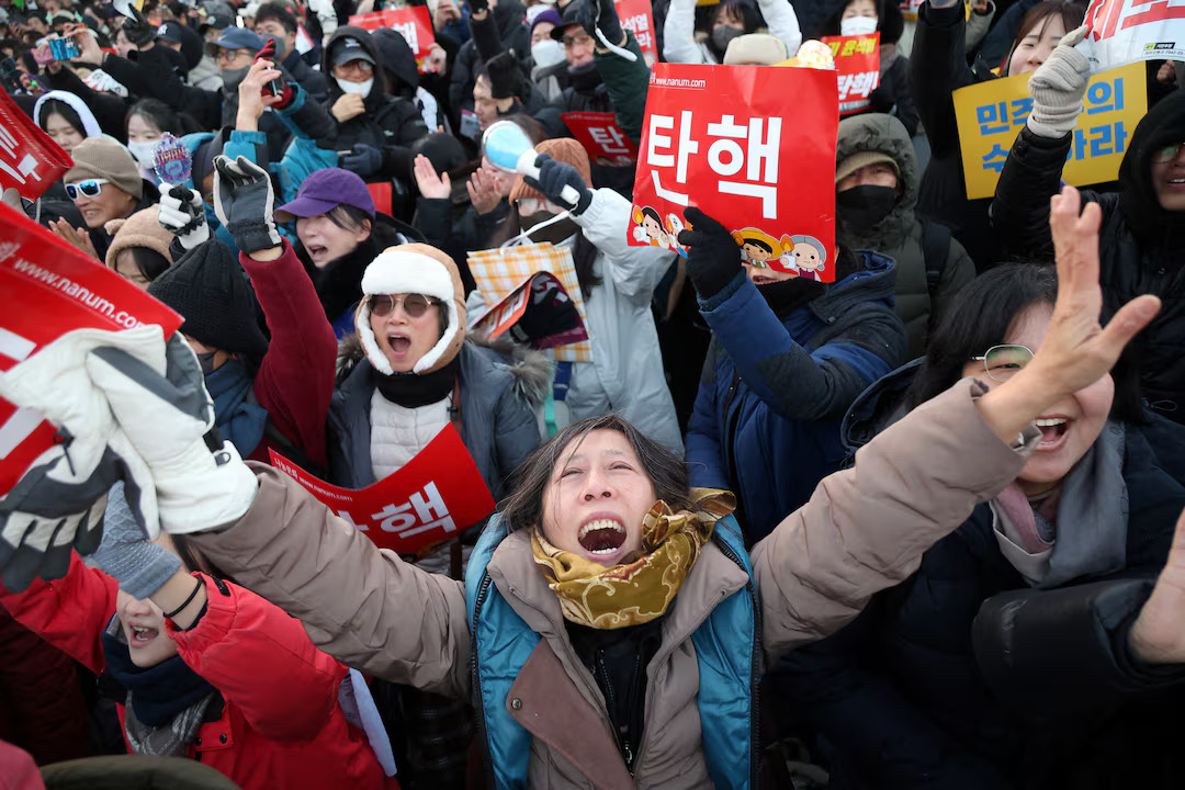 South Korea’s Yoon defiant after impeachment over martial law bid