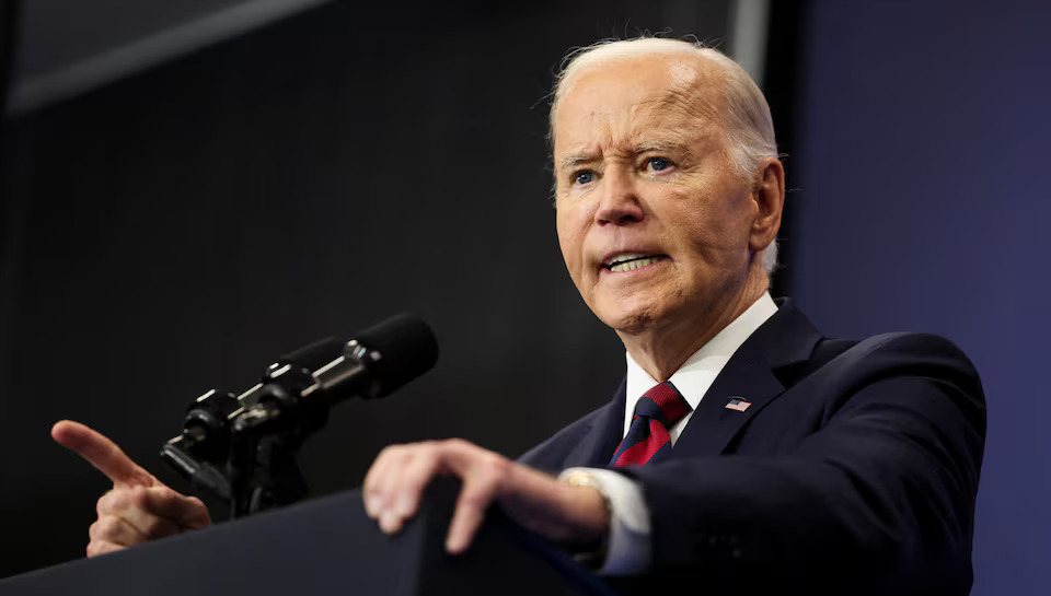 US President Biden delivers remarks on the economy at the Brookings Institution in Washington