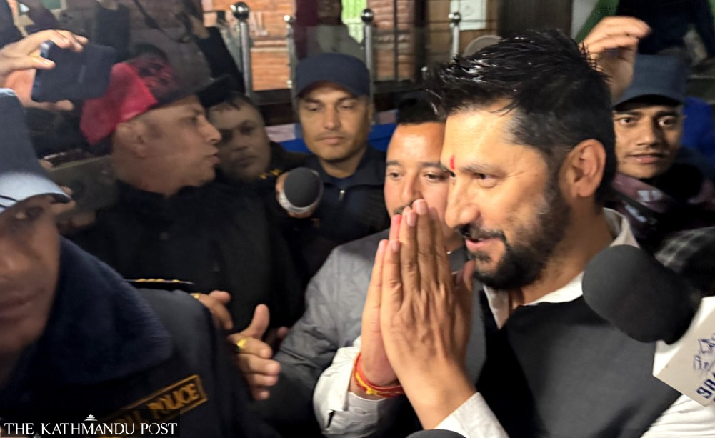 Rabi Lamichhane remains in police custody as detention hearing continues