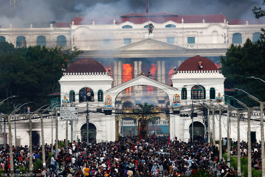 Architecture and fire imagery