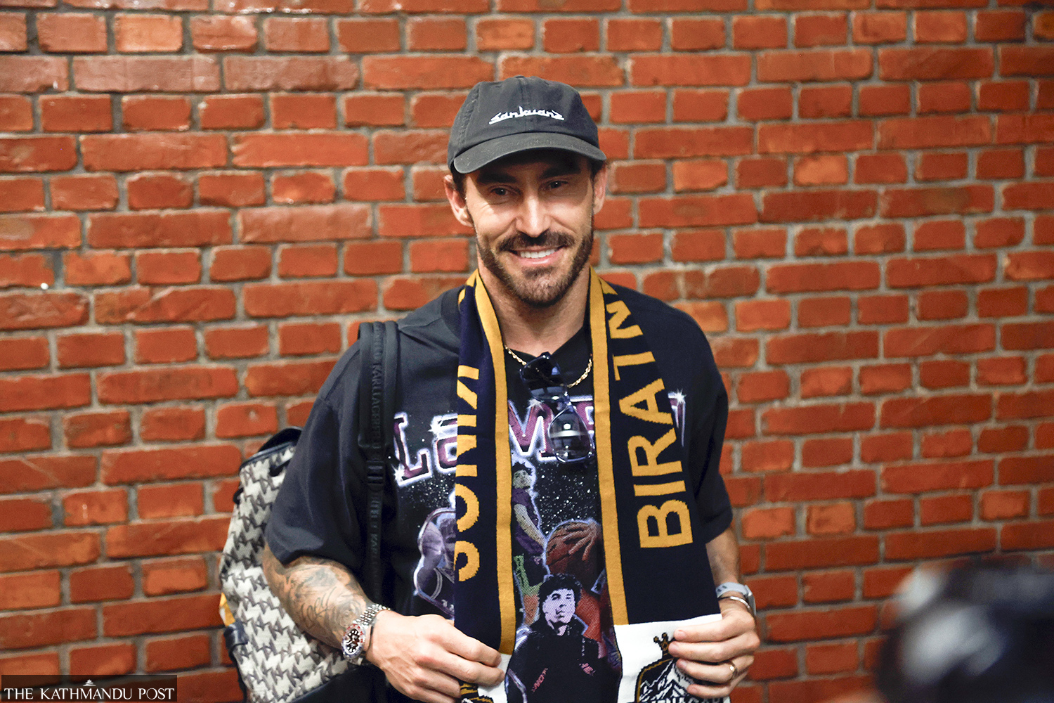 Faf du Plessis lands in Kathmandu for Nepal Premier League