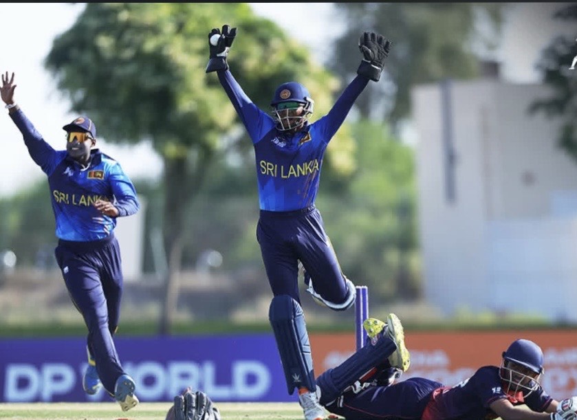 Young Rhinos begin Asia Cup campaign with an eight-wicket defeat to Sri Lanka
