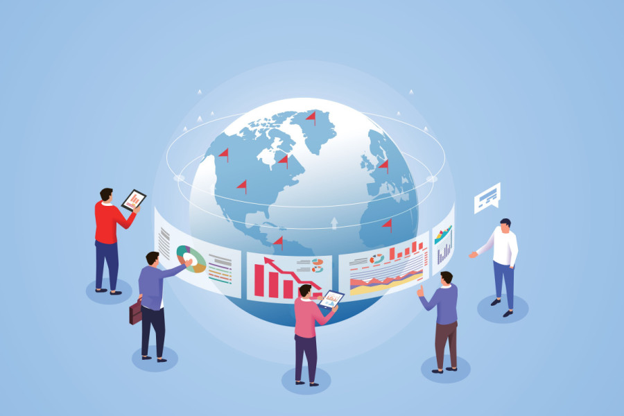 Roller-coaster of global trade