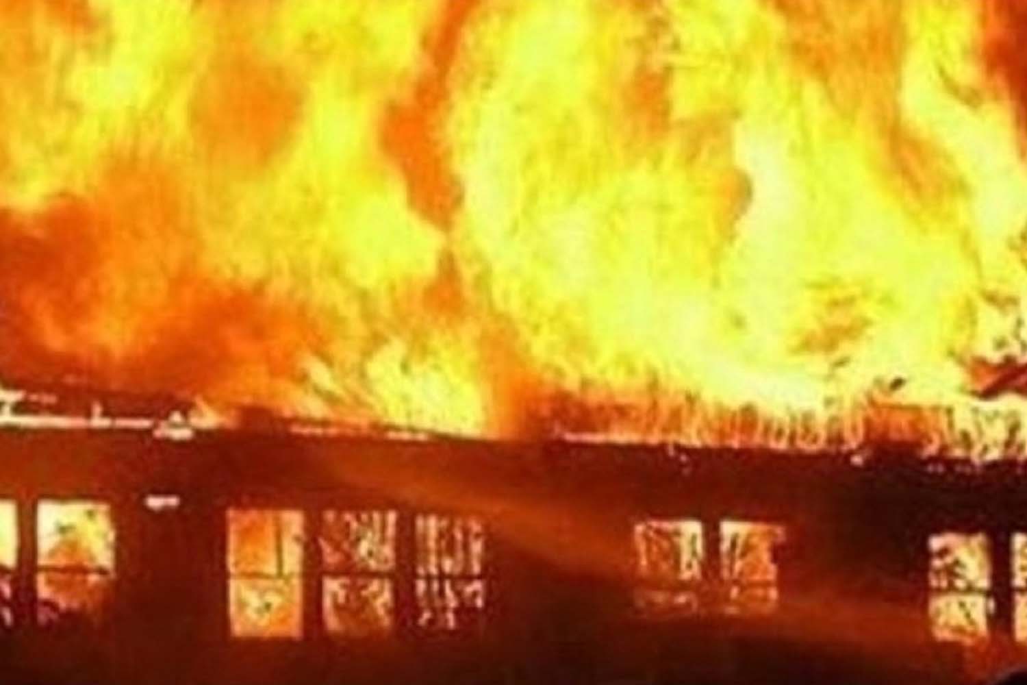 Dit Fire Fire destroys two-storey house in Doti