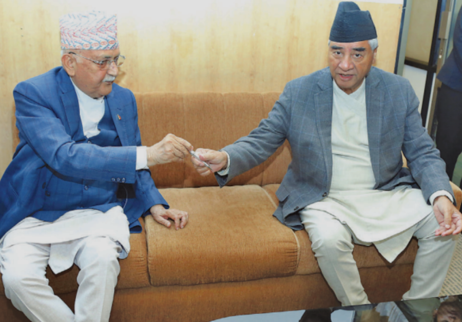 Congress voices reservations over Oli’s remarks against constitution revision plan