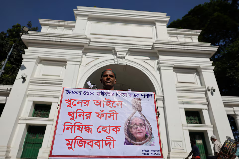 Bangladesh’s ousted PM Hasina sentenced to death for students crackdown