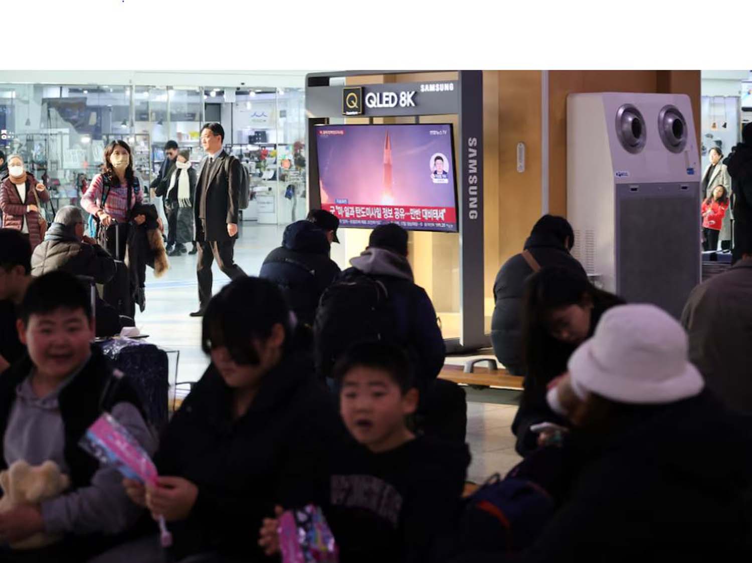 North Korea fires short-range missiles ahead of Trump return