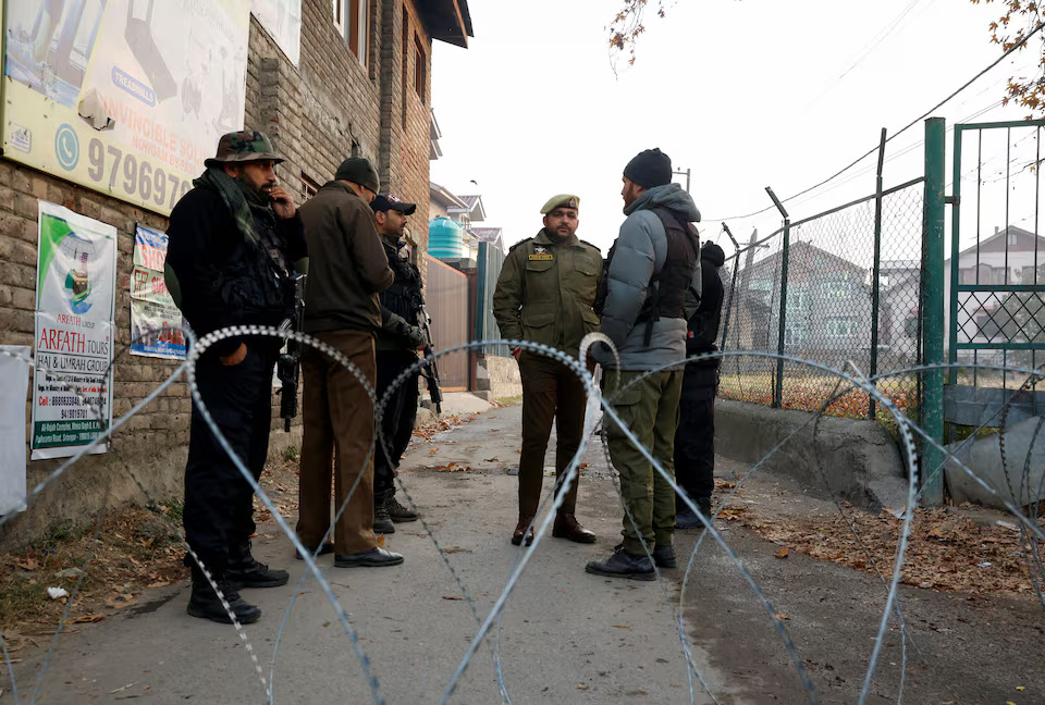 Nine killed, 29 injured in blast at police station in India’s Kashmir, sources say