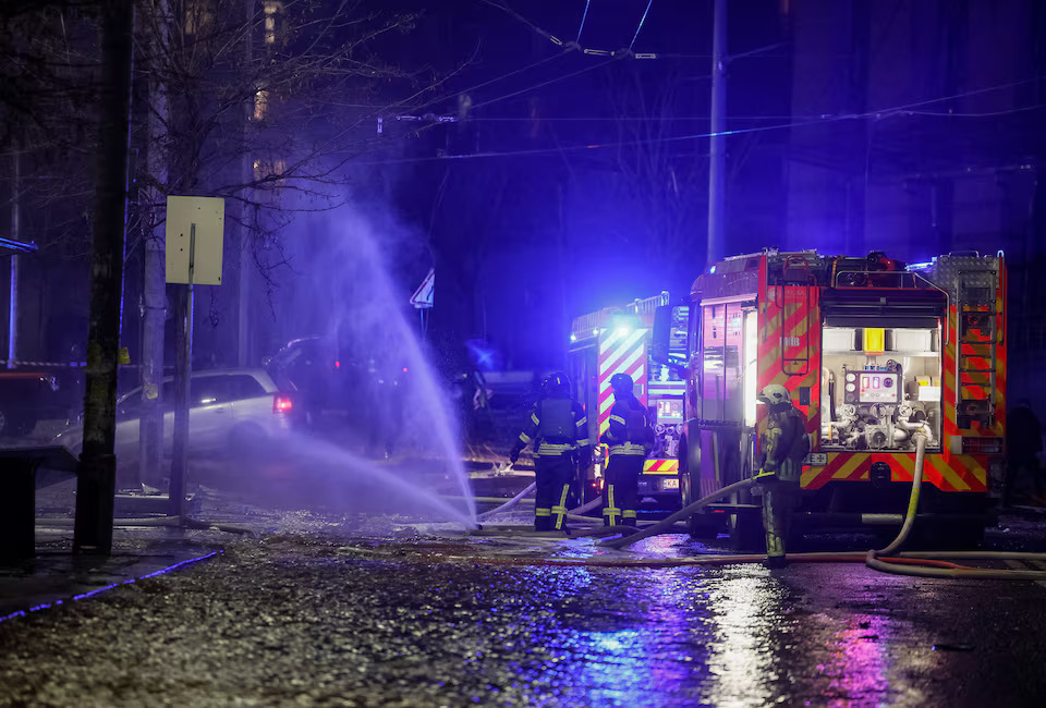 Three killed in Russian airstrike on Kyiv, officials say