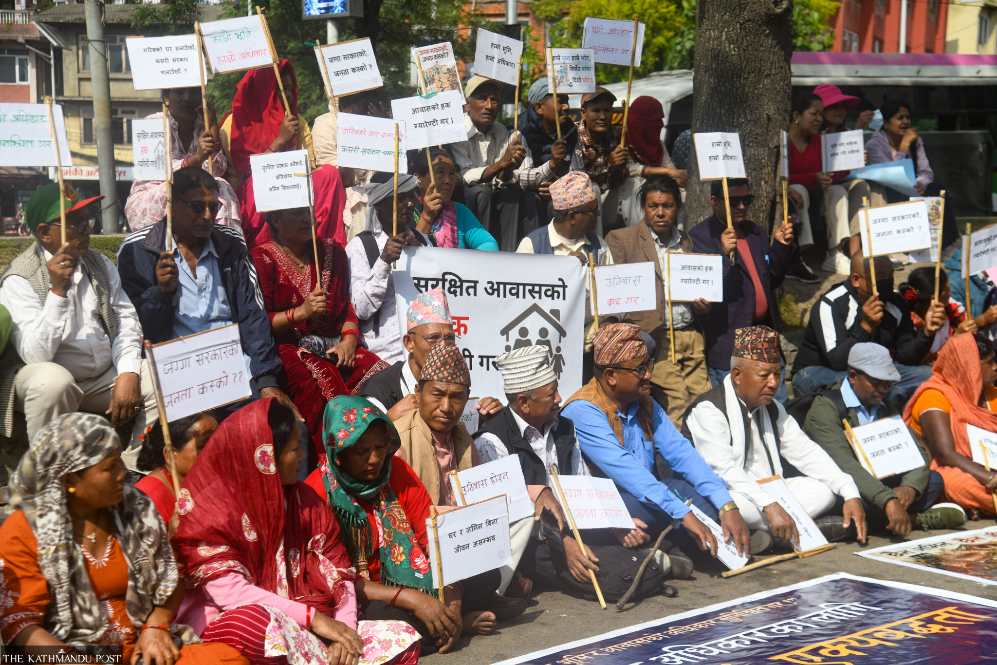 Landless squatters descend on Kathmandu to protest evictions