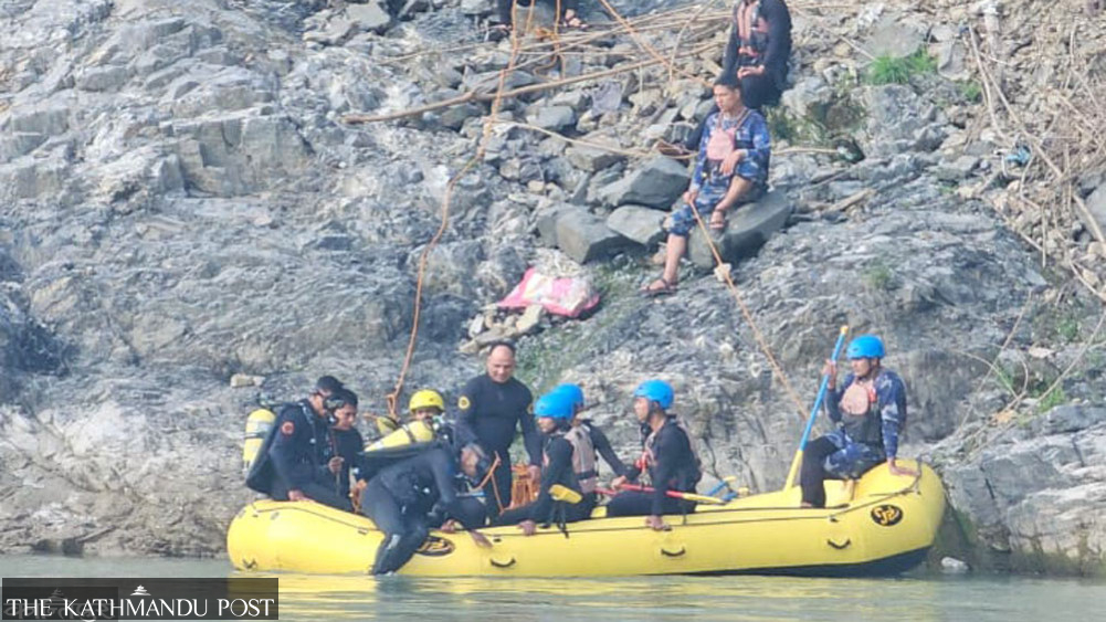 Two workers go missing in Trishuli river