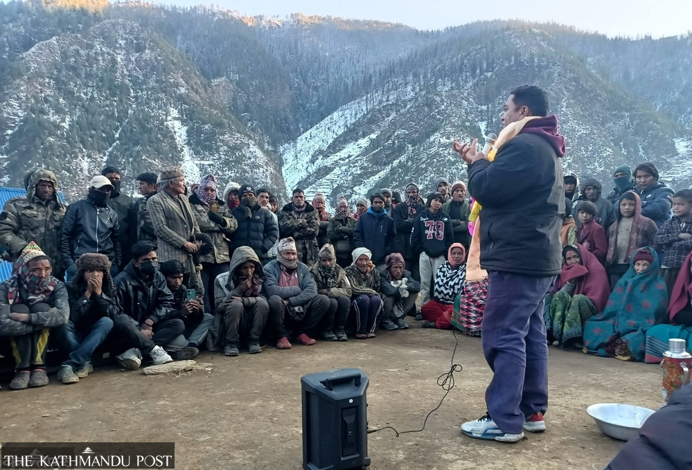 Candidates brave snow and cold to campaign in Jumla highlands