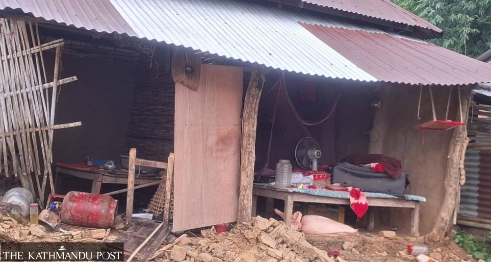 Wild elephants damage homes and crops in Udayapur