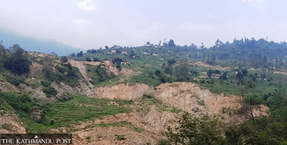 Eight of Kalikot’s nine local units face high landslide risk