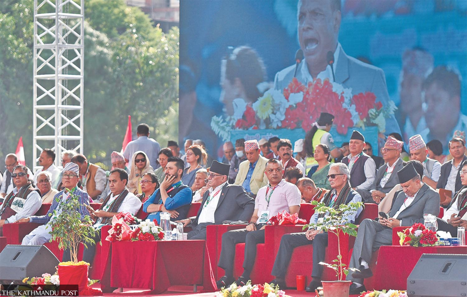 Parties pledge cooperation on democracy, constitution and national interest at Congress convention