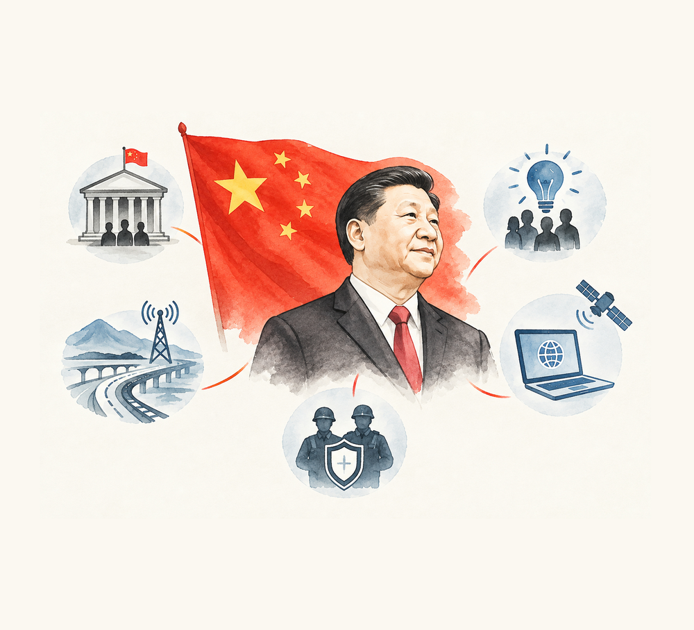 What kind of international environment is China trying to build?