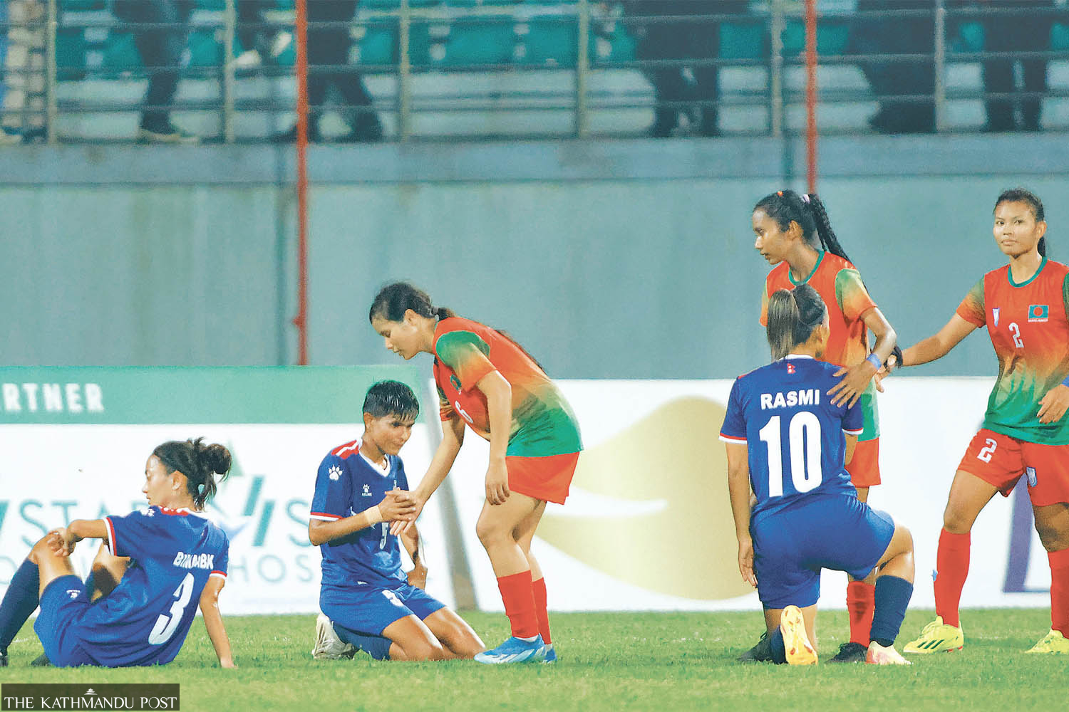Wounded Bangladesh stand in Nepal women’s way to SAFF final