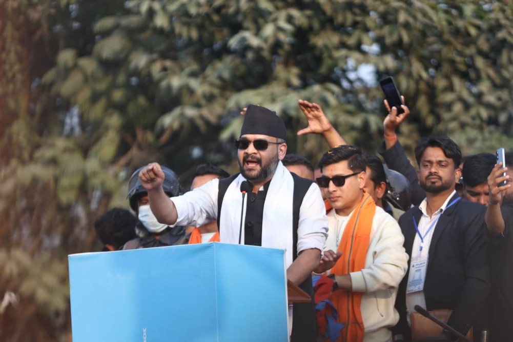 Balen's status saying he will vote for himself