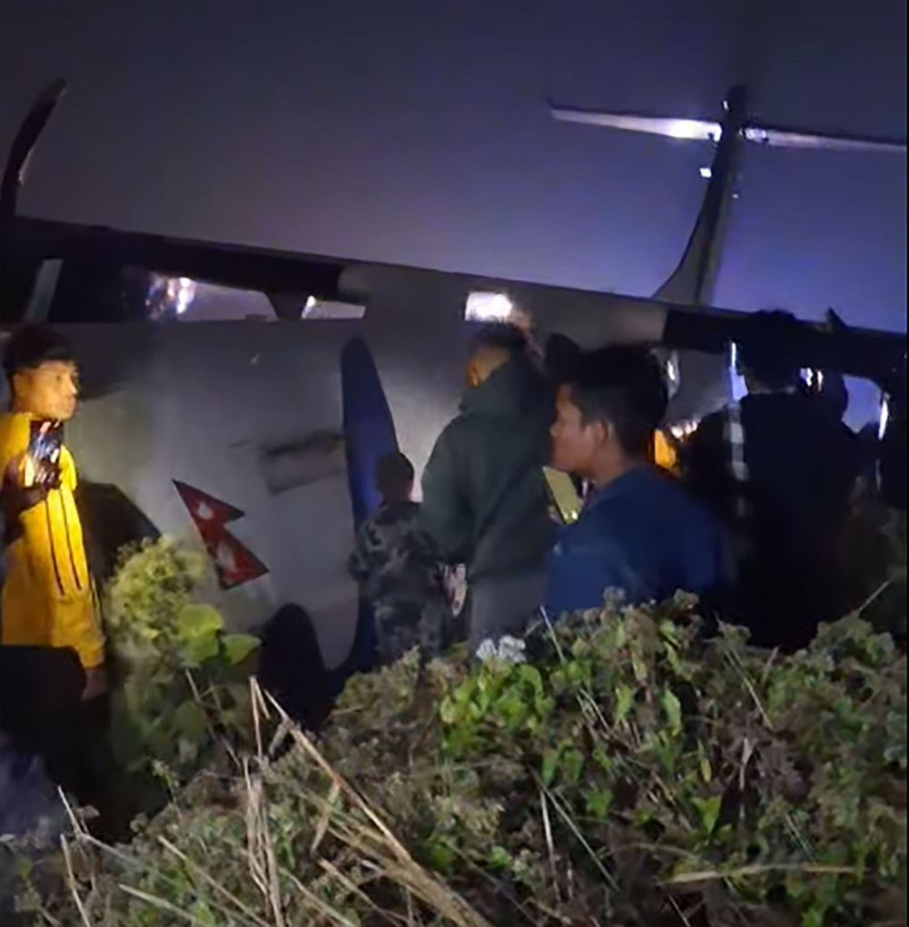 Buddha Air plane skids off runway in Bhadrapur; all aboard safe