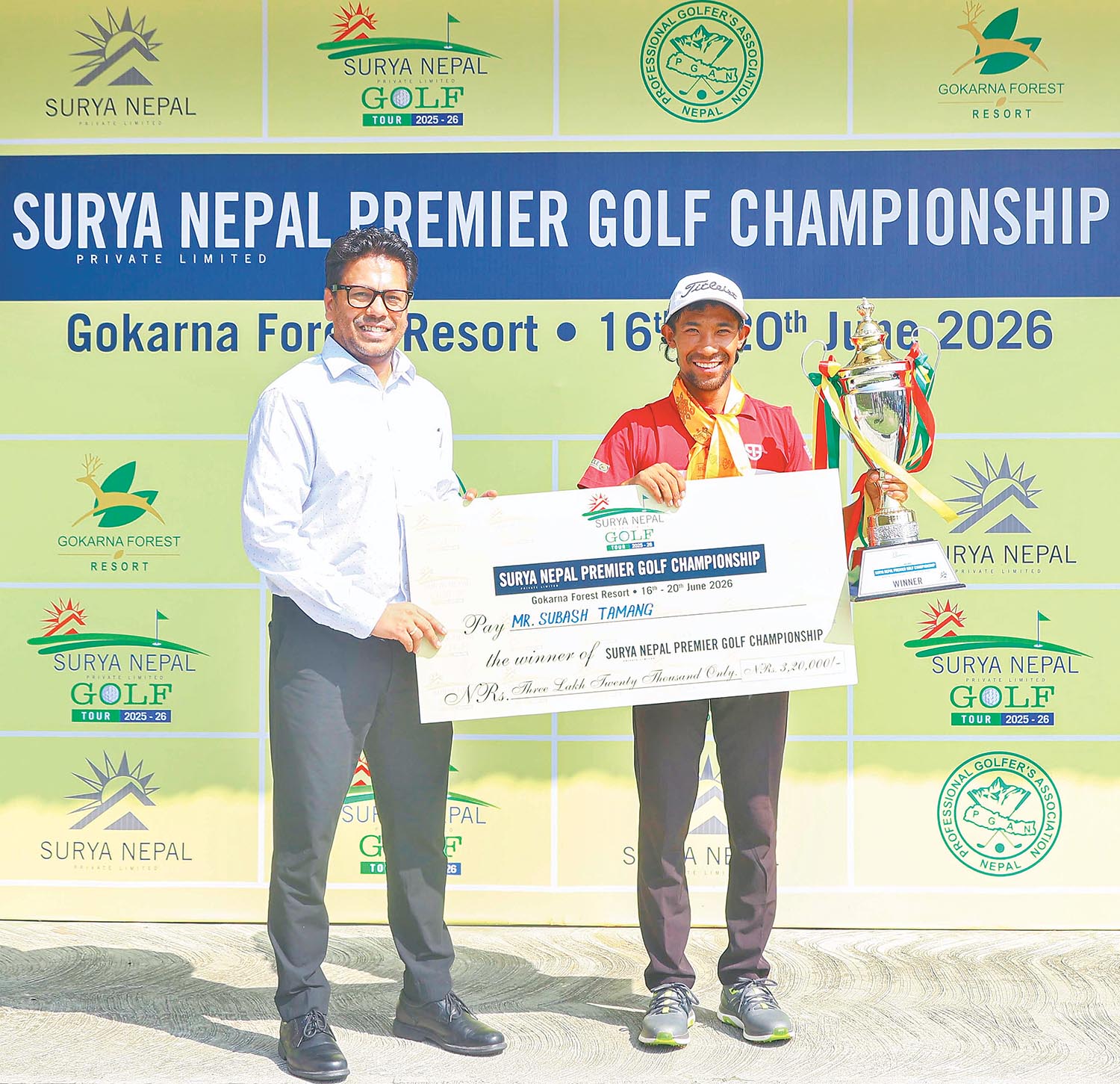Subash Tamang wins Surya Nepal Premier Golf Championship in playoff