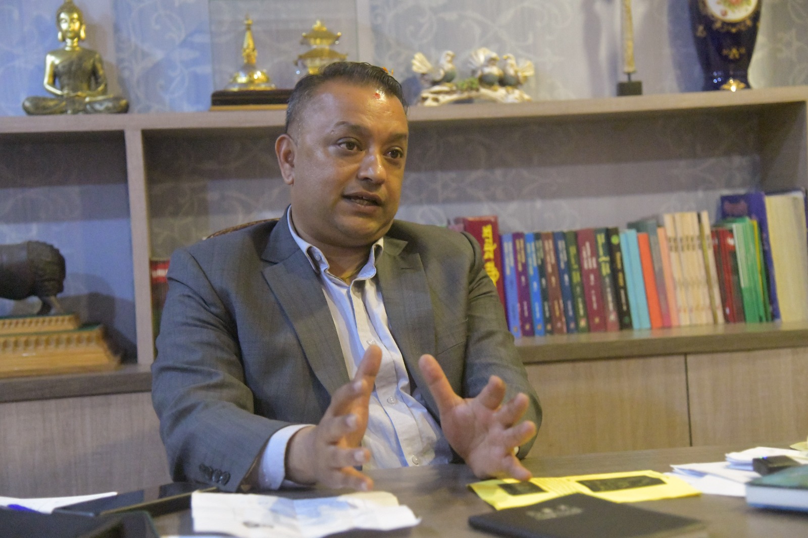 Gagan Thapa as Health Minister