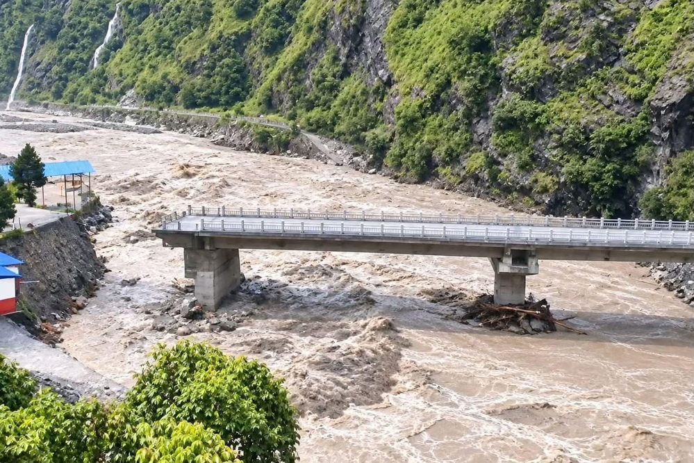 All three major Nepal-China crossings hit by monsoon disruptions ahead of Dashain
