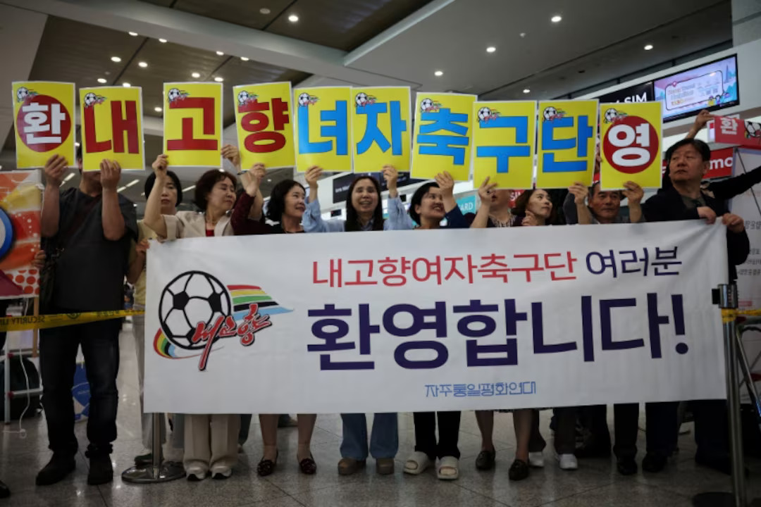 North Korean women’s soccer club arrives in South amid strained ties