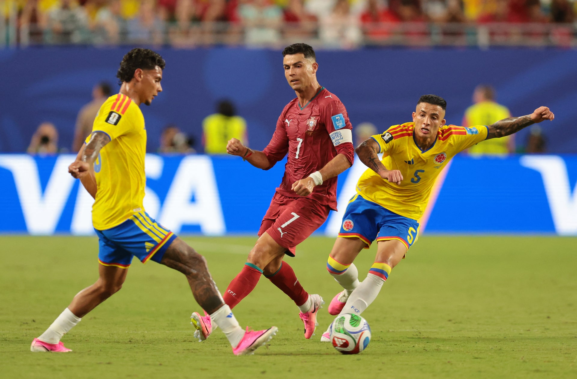 Colombia top group after goalless draw with Portugal
